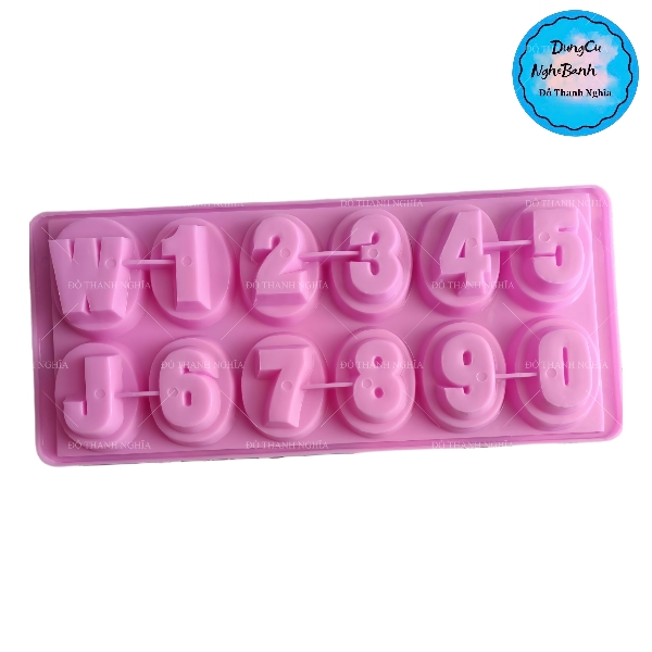 Khay Đá Nhựa VT - KD25 - Số 0 Đến 9