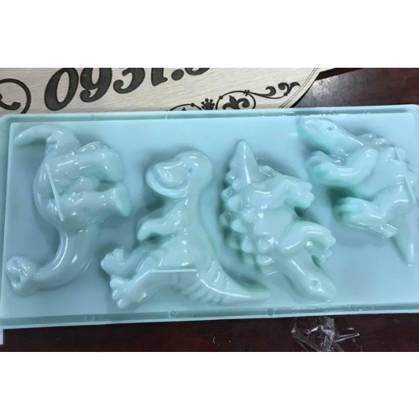 Khay Đá Nhựa VT - KD27 - TH 4c - Khủng Long