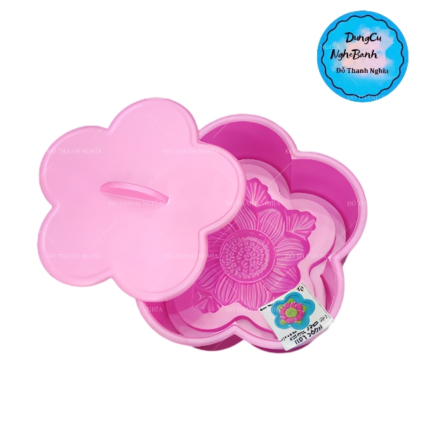 Khuôn Ấn Xôi - Mai 5 Cánh NL - 14cm - Hoa Sứ