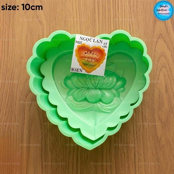 Khuôn Ấn Xôi - Tim Khía NL - 10cm - Hoa Sen