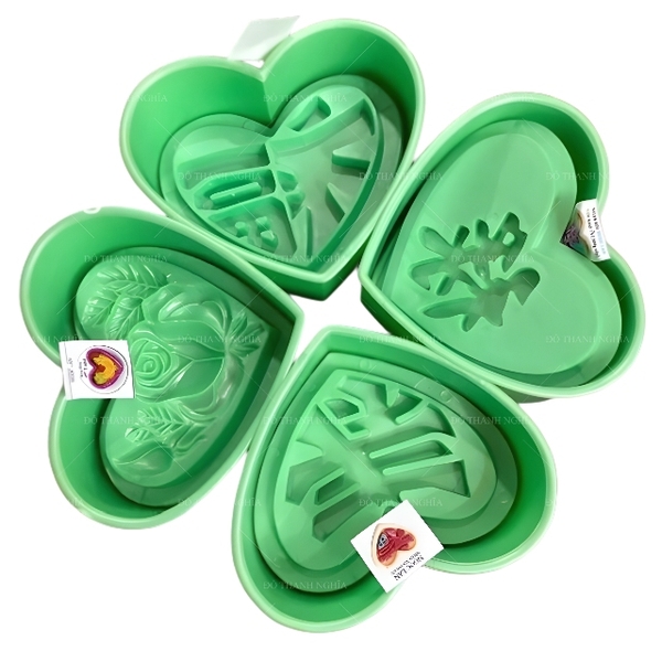 Khuôn Ấn Xôi - Tim NL - 15cm - Phước - Hán