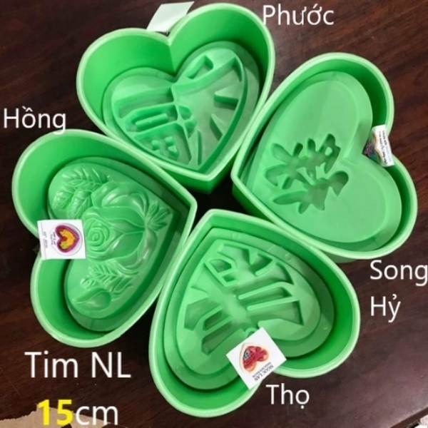 Khuôn Ấn Xôi - Tim NL - 15cm - Thọ - Hán