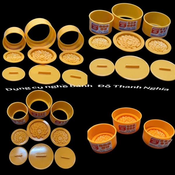 Khuôn Ấn Xôi - Tròn VT - 12cm - Hoa Sen