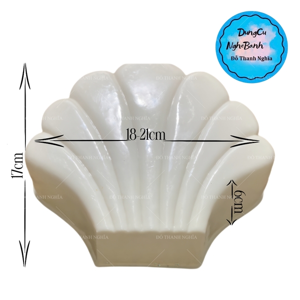 Khuôn Cơm Nhựa - Xôi - Thạch 18-21cm - CN04 - Vỏ Sò