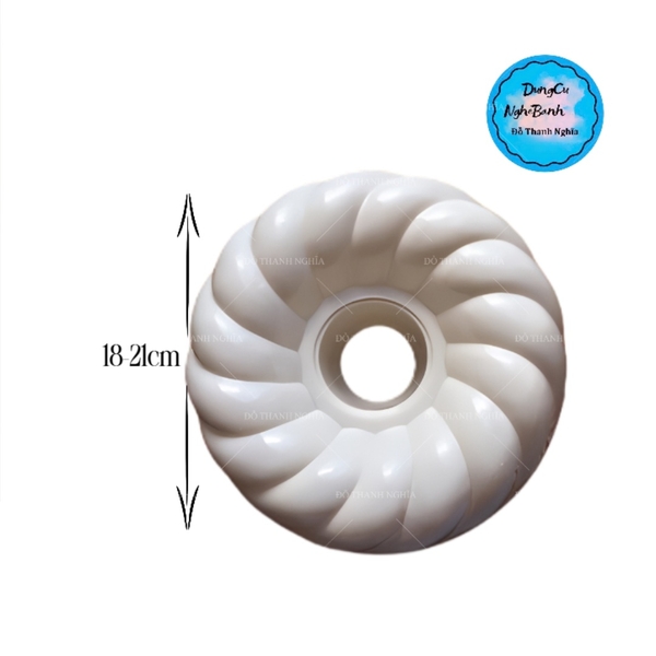 Khuôn Cơm Nhựa - Xôi - Thạch 18-21cm - CN05 - Xoắn Xao Xuyến