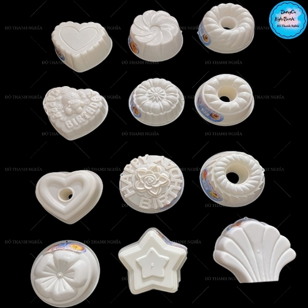 Khuôn Cơm Nhựa - Xôi - Thạch 18-21cm - CN10 - Sao 5 Cánh