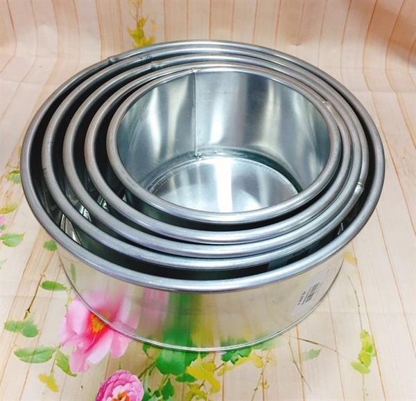 Khuôn Nhôm - Cao 8cm - Tròn - Đế Rời