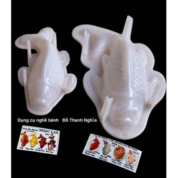 Khuôn Nhựa Cứng NL - Cá Chép - 18cm