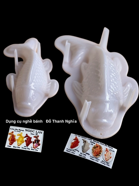 Khuôn Nhựa Cứng NL - Cá Chép - 24cm