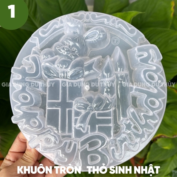 Khuôn Nhựa Cứng VT - 20cm - M01 - HP Thỏ Quà Nến