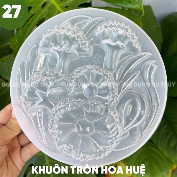 Khuôn Nhựa Cứng VT - 20cm - M27 - Hoa Cúc Bụi 5c