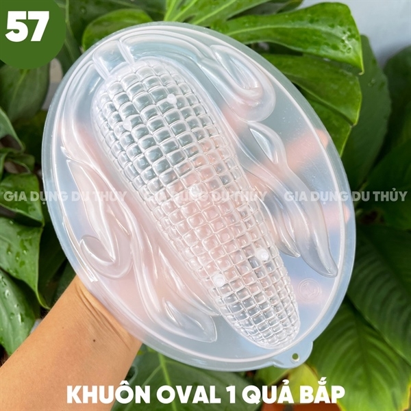 Khuôn Nhựa Cứng VT - 20cm - M57 - Oval Trái Bắp 1c
