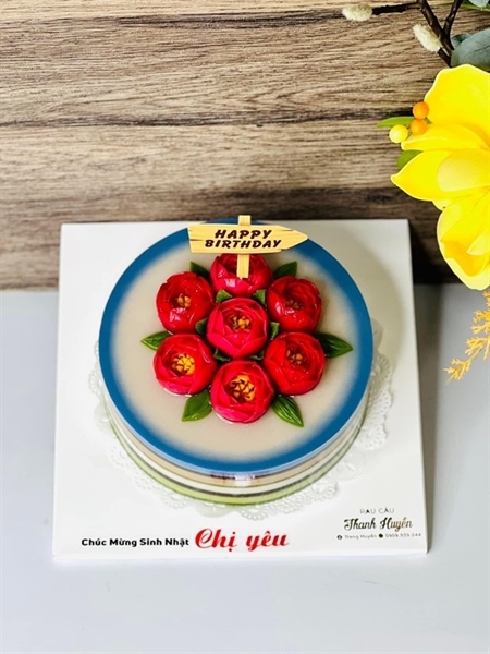 Khuôn Silicon - Hoa Hồng Lai - Nhụy Hàn Quốc - 4cm
