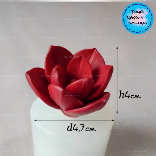 Khuôn Silicon - Hoa Ngọc Lan - 4.7cm