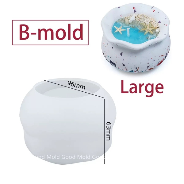 Khuôn Silicon - Hủ Vàng - Rỗng Lớn 9.6cm