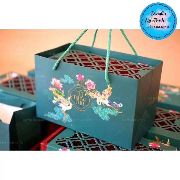 [LẺ] Túi Giấy Quai Xách - Trung Thu - Mẫu 4B02T