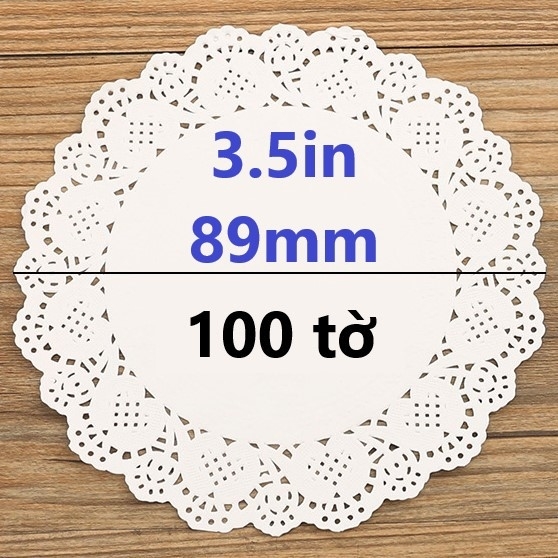 Lót Giấy Ren - Tròn - Túi 100 tờ