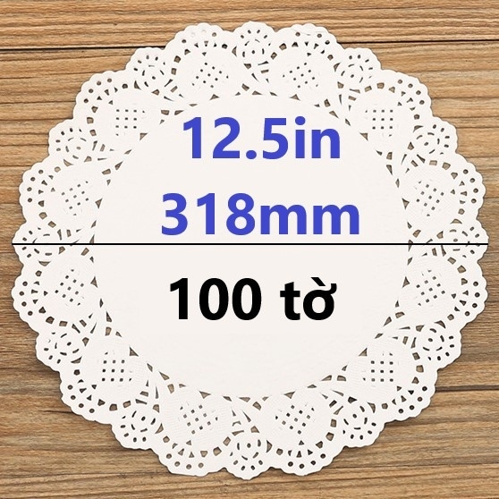 Lót Giấy Ren - Tròn - Túi 100 tờ