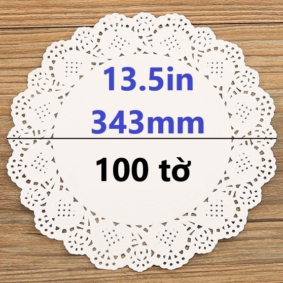 Lót Giấy Ren - Tròn - Túi 100 tờ