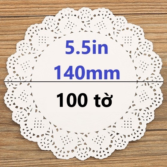 Lót Giấy Ren - Tròn - Túi 100 tờ