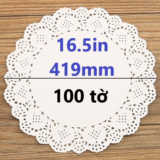 Lót Giấy Ren - Tròn - Túi 100 tờ