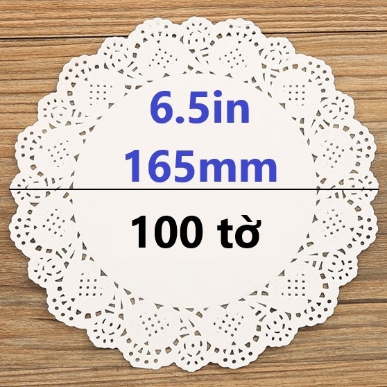 Lót Giấy Ren - Tròn - Túi 100 tờ