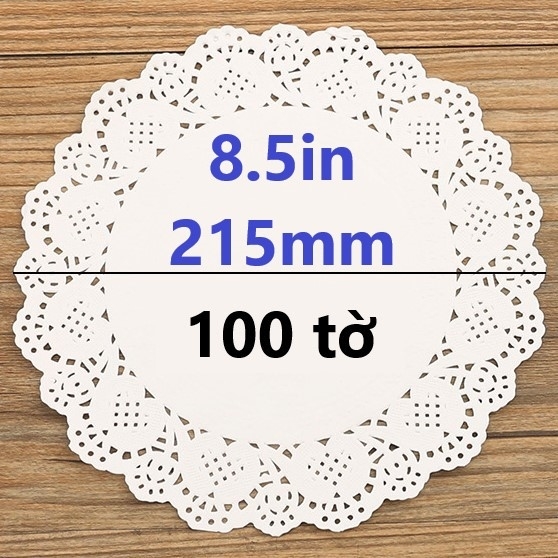Lót Giấy Ren - Tròn - Túi 100 tờ