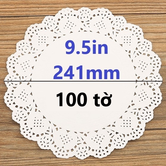 Lót Giấy Ren - Tròn - Túi 100 tờ