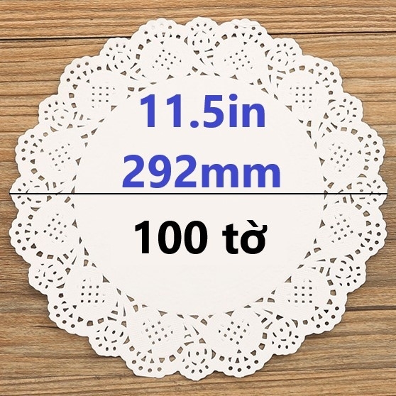 Lót Giấy Ren - Tròn - Túi 100 tờ