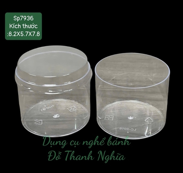 Ly Nhựa Mika - Tròn Tiramisu 7x5.5cm LC2016 200ml