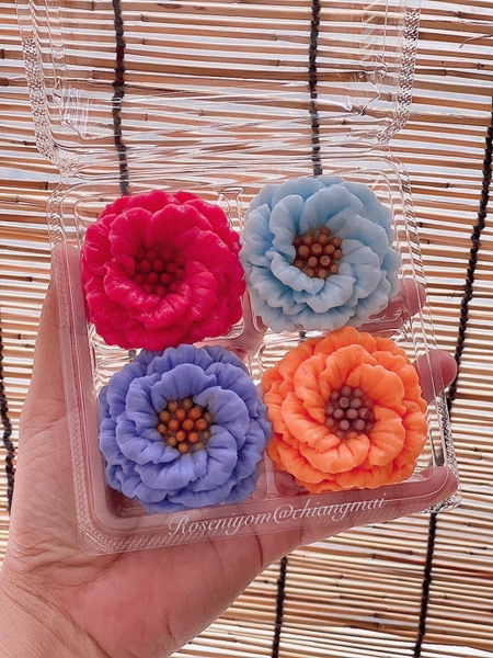 Khuôn Silicon - Hoa Mẫu Đơn - Nhuỵ Xoay Thái 6.5cm