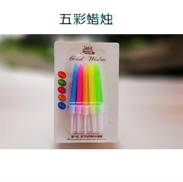 Nến Xoắn Kim Tuyến Nhũ Vĩ 5 Cây