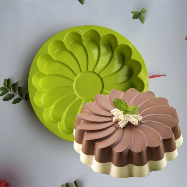 Khuôn Silicon - Đế - Cúc Khía Lớn 23 Cm