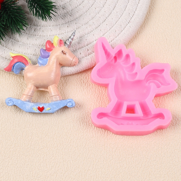 Khuôn Silicon - Động Vật - Ngựa Pony 1 Mảnh Trái