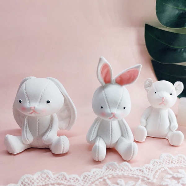 Khuôn Silicon - Động Vật - Con Thỏ 8.5cm
