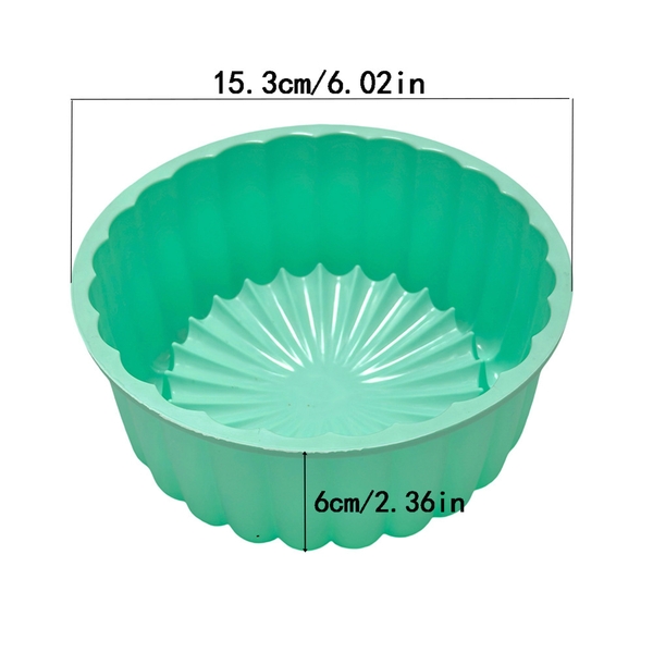Khuôn Silicon Đế Quạt Thanh Viền 15cm