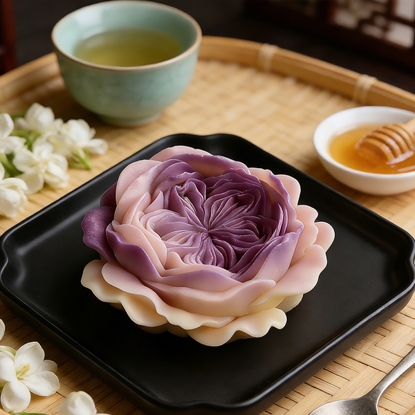 Khuôn Silicon - Hoa Hồng Lai - Hồng Anh 8.5cm