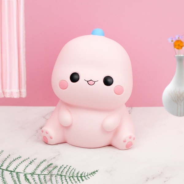 Khuôn Silicon Động Vật Con Khủng Long Ngồi 2 Mảnh 7cm