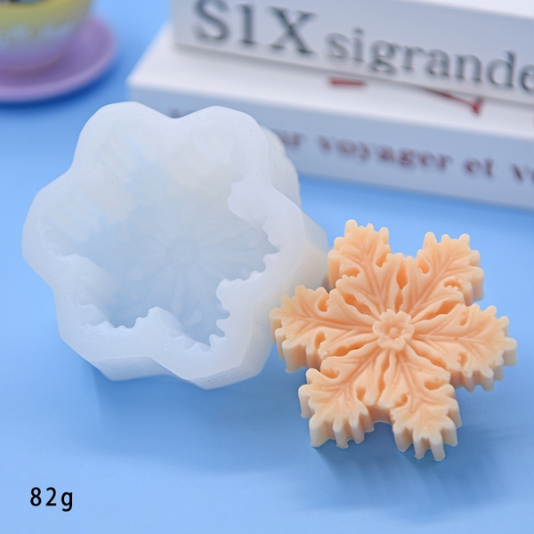 Khuôn Silicon - Noel - Cánh Tuyết Noel 6.5cm