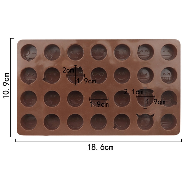Khuôn Silicon - Vĩ Mặt Biểu Cảm Icon 28C