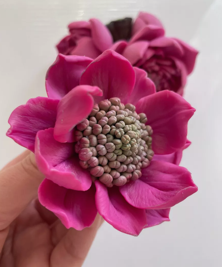 Khuôn Silicon - Hoa Sen Nở - Hoa Sen Nhuỵ 7.8cm