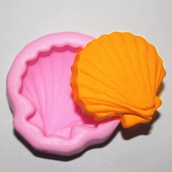 Khuôn Silicon - Biển - Sò - 8.5cm