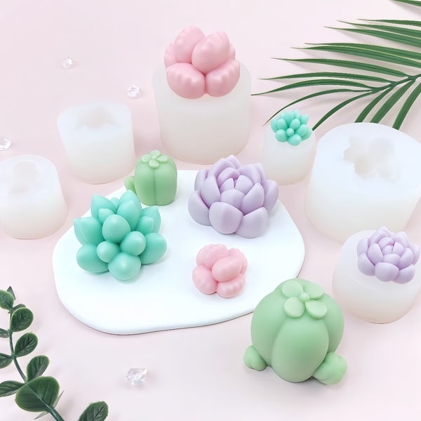 Khuôn Silicon - Sen Đá Tia Tầng Mộng Nước 2.9cm