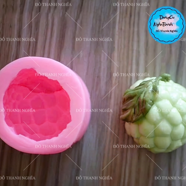 Khuôn Silicon - Trái Cây - Mãng Cầu Có Lá - HP Mãng Cầu