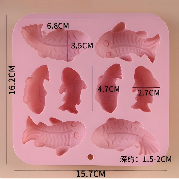 Khuôn Silicon - Sinh Vật Biển TH - Vĩ Cá 8C