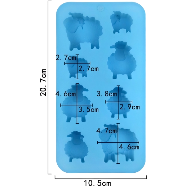 Khuôn Silicon- Vĩ Cừu 8C