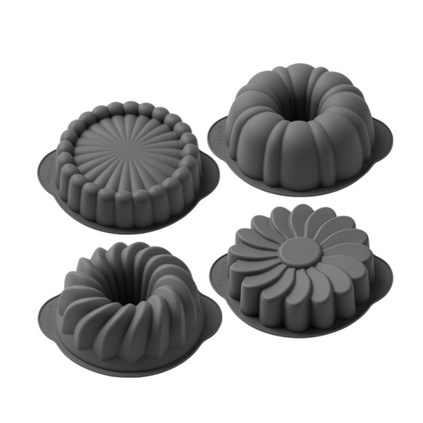 Khuôn Silicon - Đế - Quạt Thanh Viền - 24cm
