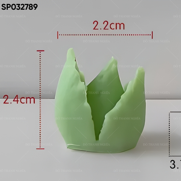 Khuôn Silicon - Sen Đá Mầm  2.5cm