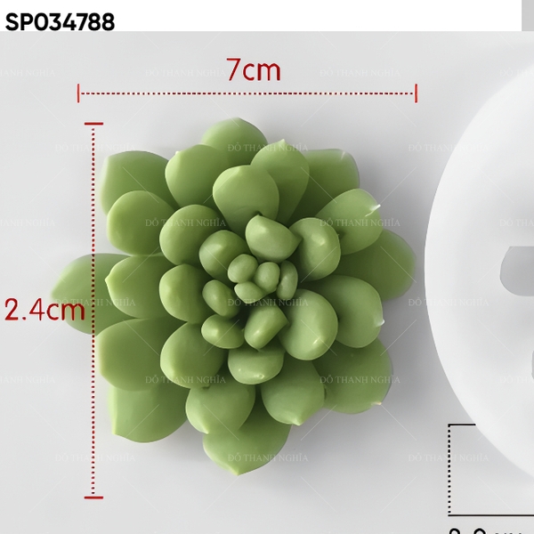 Khuôn Silicon - Sen Đá - Tia Tầng 7Cm