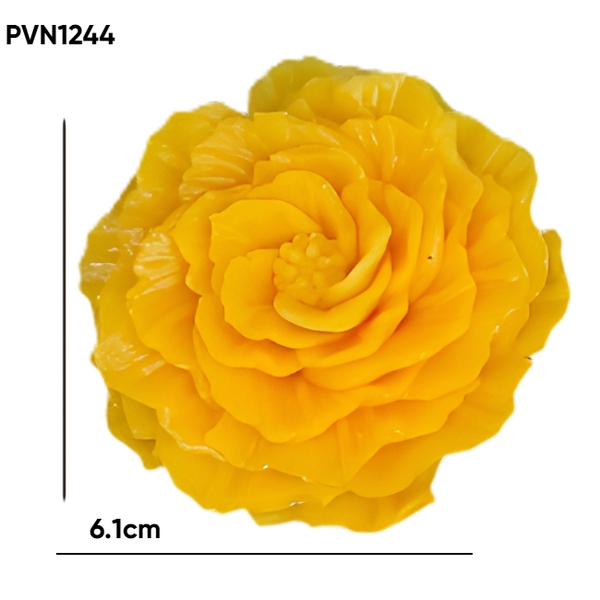 Khuôn Silicon - Hoa Mẫu Đơn Nhuỵ 6.1cm